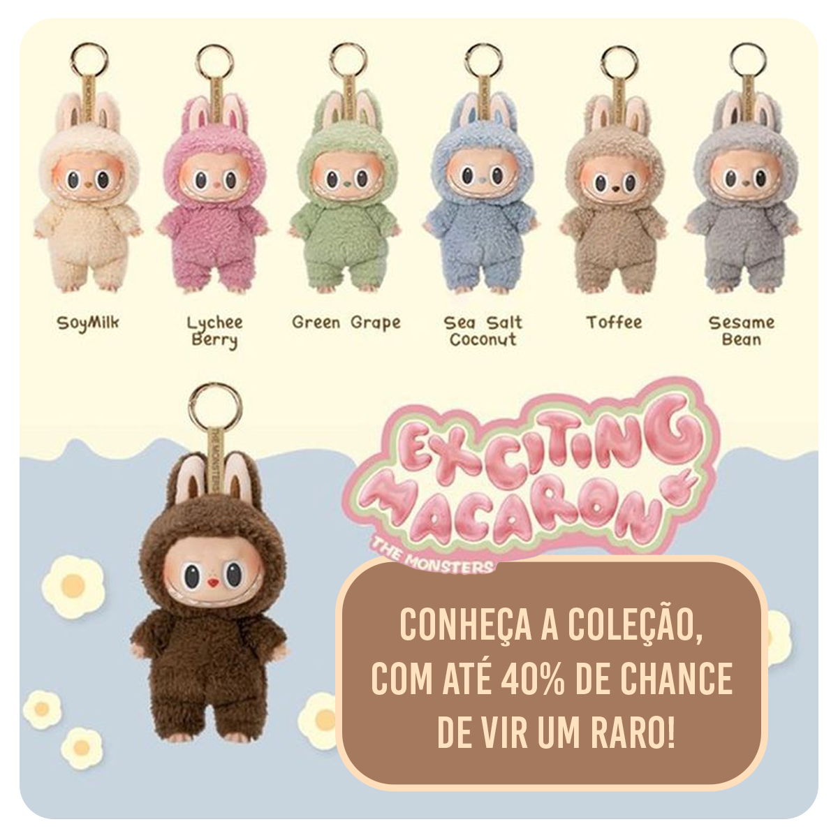 LABUBU | Coleção Exciting Macarron| 40% de Desconto!