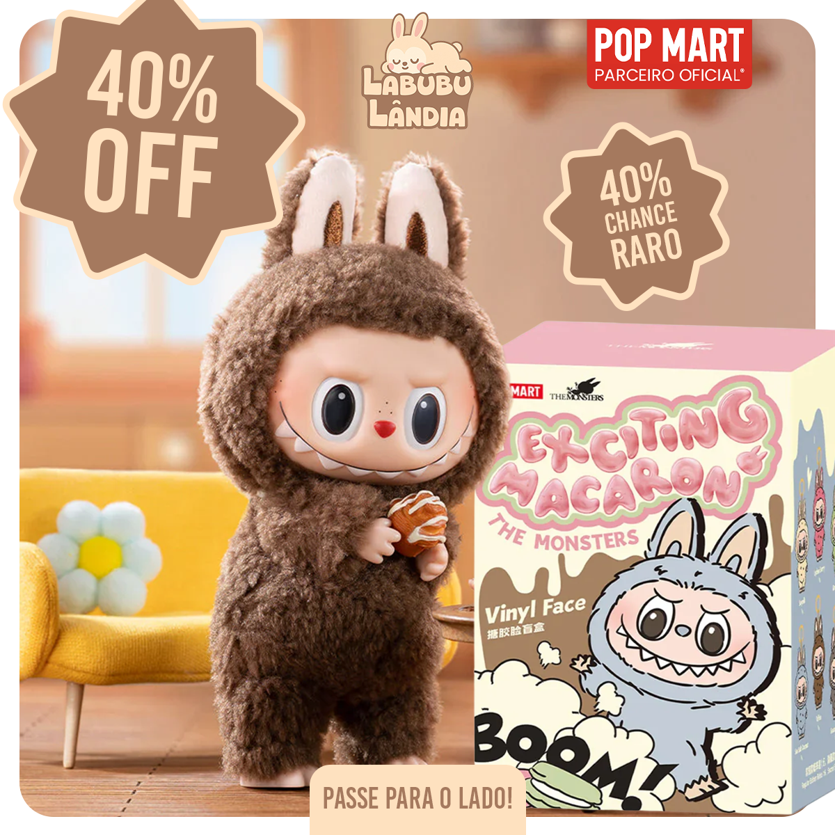 LABUBU | Coleção Exciting Macarron| 40% de Desconto!